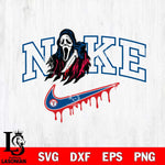 Texas Rangers Ghostface Nike Svg Eps Dxf Png File, Digital Download, Instant Download