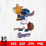 Texas Rangers Stitch Baseball Champion SVG DXF EPS PNG FILE, MLB File Cut, Digital Download,Instant Download, Silhouette, Stitch Cricut