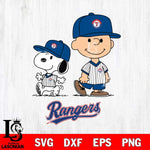 Texas Rangers snoopy and charlie brown sport Svg Eps Dxf Png File, MLB File Cut,Digital Download,Instant Download,MLB Svg Files