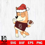 Texas State Bobcats Bluey Chilli Christmas Svg Eps Dxf Png File, Digital Download, Instant Download