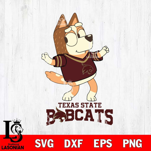 Texas State Bobcats Chilli Dance Svg Eps Dxf Png File, Digital Download, Instant Download