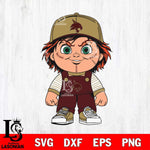 Texas State Bobcats Chucky Horror Svg Eps Dxf Png File, NCAA svg, Digital Download, Instant Download