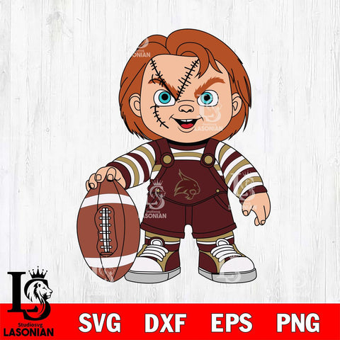 Texas State Bobcats Chucky Horror 7 Svg Eps Dxf Png File, NCAA svg, Digital Download, Instant Download