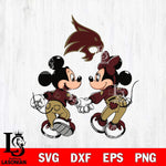 Texas State Bobcats Fan Minnie And Mickey Love Svg Eps Dxf Png File, Digital Download, Instant Download