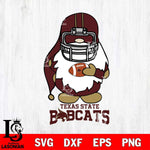 Texas State Bobcats Gnomes Christmas Svg Eps Dxf Png File, Digital Download, Instant Download