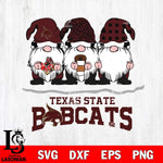 Texas State Bobcats Gnomes Coffee Svg Eps Dxf Png File, Digital Download, Instant Download