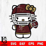 Texas State Bobcats Hello Kitty sport 6 Svg Eps Dxf Png File, NCAA svg, Digital Download, Instant Download