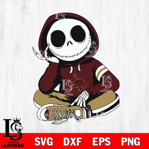 Texas State Bobcats Jack Skellington halloween Svg Eps Dxf Png File, NCAA svg, Digital Download, Instant Download