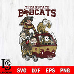 Texas State Bobcats Jason Voorhees Horror 10 Svg Eps Dxf Png File, NCAA svg, Digital Download, Instant Download