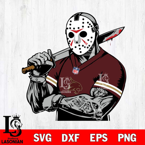 Texas State Bobcats Jason Voorhees Horror 6 Svg Eps Dxf Png File, NCAA svg, Digital Download, Instant Download