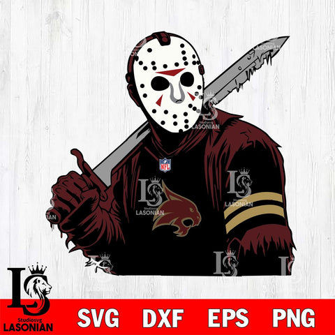 Texas State Bobcats Jason Voorhees Horror 7 Svg Eps Dxf Png File, NCAA svg, Digital Download, Instant Download