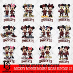 Texas State Bobcats Mickey Minnie Mouse NCAA Bundle 12 Svg Eps Dxf Png File, Bundle NCAA svg , File Cut , Digital Download , Instant Download, Cut Svg Files