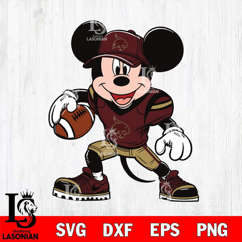 Texas State Bobcats Mickey Mouse Svg Eps Dxf Png File, NCAA svg, Digital Download, Instant Download