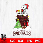 Texas State Bobcats Snoopy Sport 11 Svg Eps Dxf Png File, Digital Download