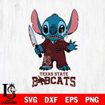 Texas State Bobcats Stitch Horror 2 Svg Eps Dxf Png File, NCAA svg, Digital Download, Instant Download
