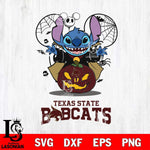 Texas State Bobcats Stitch Horror Halloween Svg Eps Dxf Png File, Digital Download, Instant Download