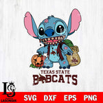 Texas State Bobcats Stitch Zombie Svg Eps Dxf Png File, NCAA svg, Digital Download, Instant Download