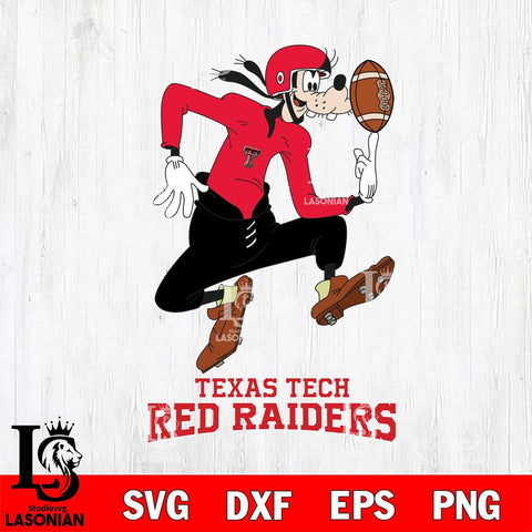 Texas Tech Red Raiders Goofy Circus Football SVG DXF EPS PNG FILE,NCAA svg ,Football Digital Download,Instant Download, Silhouette