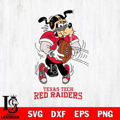 Texas Tech Red Raiders Goofy Sport Football SVG DXF EPS PNG FILE,NCAA svg ,Football Digital Download,Instant Download, Silhouette