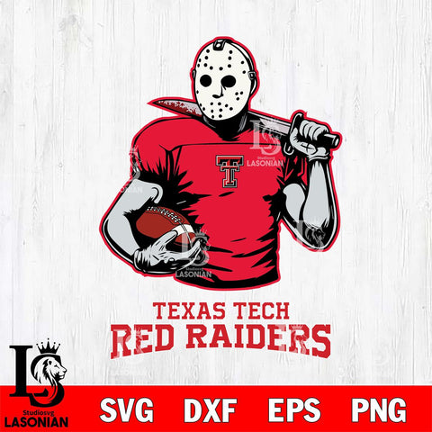 Texas Tech Vector File Texas Tech Red Raiders Jason Voorhees 9 – lasoniansvg