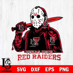 Texas Tech Red Raiders Jason Voorhees Horror 12 Svg Eps Dxf Png File, NCAA svg, Digital Download, Instant Download