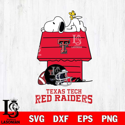 Texas Tech Red Raiders Snoopy Chill Football SVG DXF EPS PNG FILE,Snoopy File Cut, NCAA Digital Download,Instant Download,Christmas Silhouette
