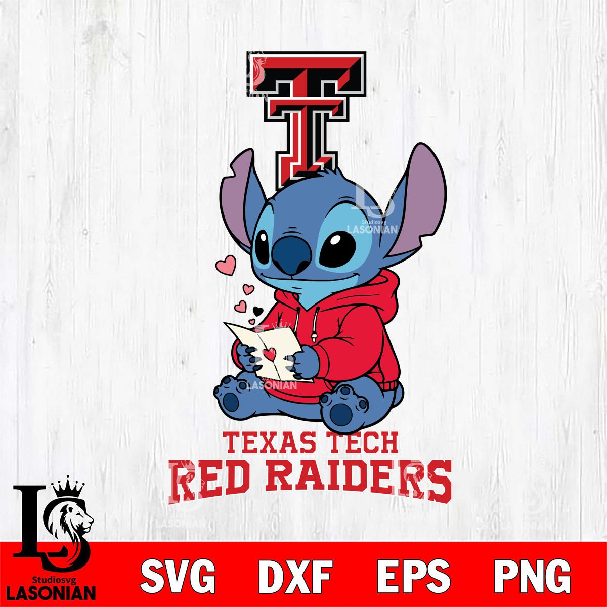 Texas Tech Red Raiders Stitch Read Digital Download, NCAA SVG DXF EPS ...