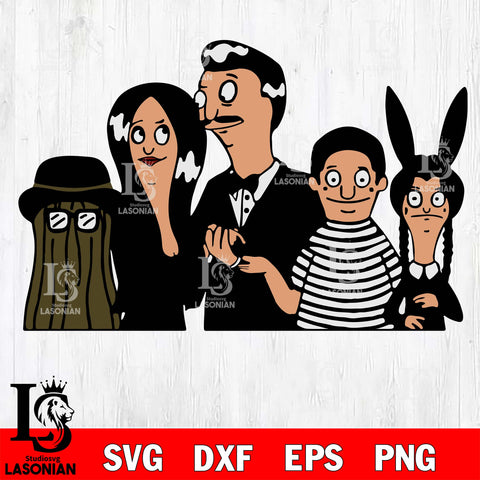 Bob’s Burgers The Belcher Family svg eps dxf png file, digital download , Instant Download