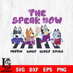 The Speak now Muffin Bingo Bluey Socks Svg Eps Dxf Png File, Digital Download, Instant Download