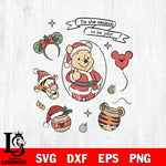 Tis the season to be jolly Winnie The Pooh SVG DXF EPS PNG FILE, Disney svg ,Christmas Digital Download,Instant Download, Silhouette