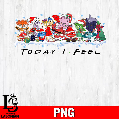 Today I Feel Inside Out Christmas  Files,Christmas file,Digital Download ,Instant Download