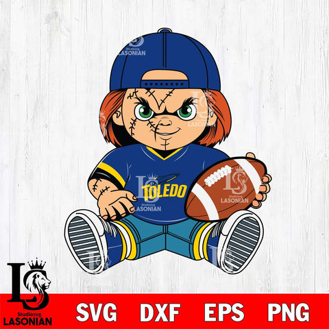 Toledo Rockets Chucky Horror 3 Svg Eps Dxf Png File, NCAA svg, Digital Download, Instant Download