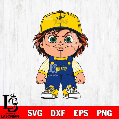 Toledo Rockets Chucky Horror Svg Eps Dxf Png File, NCAA svg, Digital Download, Instant Download
