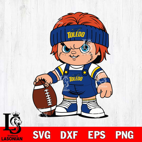 Toledo Rockets Chucky Horror 5 Svg Eps Dxf Png File, NCAA svg, Digital Download, Instant Download