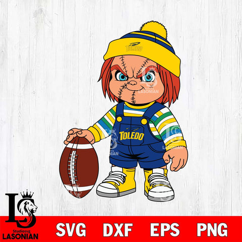 Toledo Rockets Chucky Horror 6 Svg Eps Dxf Png File, NCAA svg, Digital Download, Instant Download