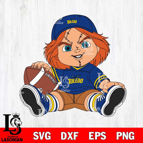 Toledo Rockets Chucky Horror 8 Svg Eps Dxf Png File, NCAA svg, Digital Download, Instant Download