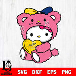 Toledo Rockets Cute Hello Kitty 3 Svg Eps Dxf Png File, Digital Download, Instant Download