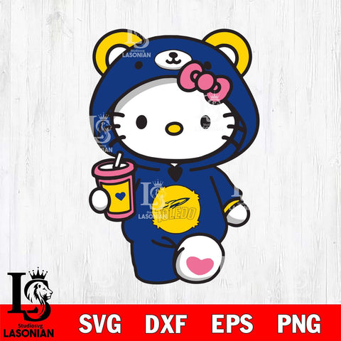 Toledo Rockets Cute Hello Kitty Svg Eps Dxf Png File, Digital Download, Instant Download