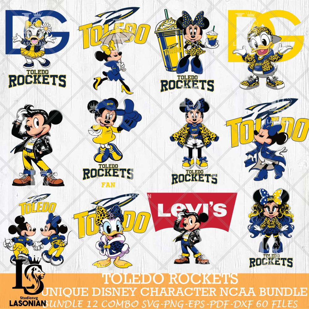 Toledo Rockets Disney character NCAA Bundle 12 – lasoniansvg
