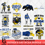 Toledo Rockets Fathers Day NCAA Bundle 12 Svg Eps Dxf Png File, Digital Download, Instant Download