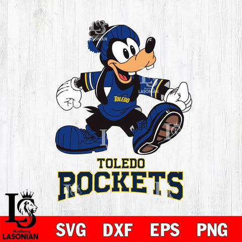 Toledo Rockets Goofy Cool Sport SVG DXF EPS PNG FILE,NCAA svg ,Football Digital Download,Instant Download, Silhouette