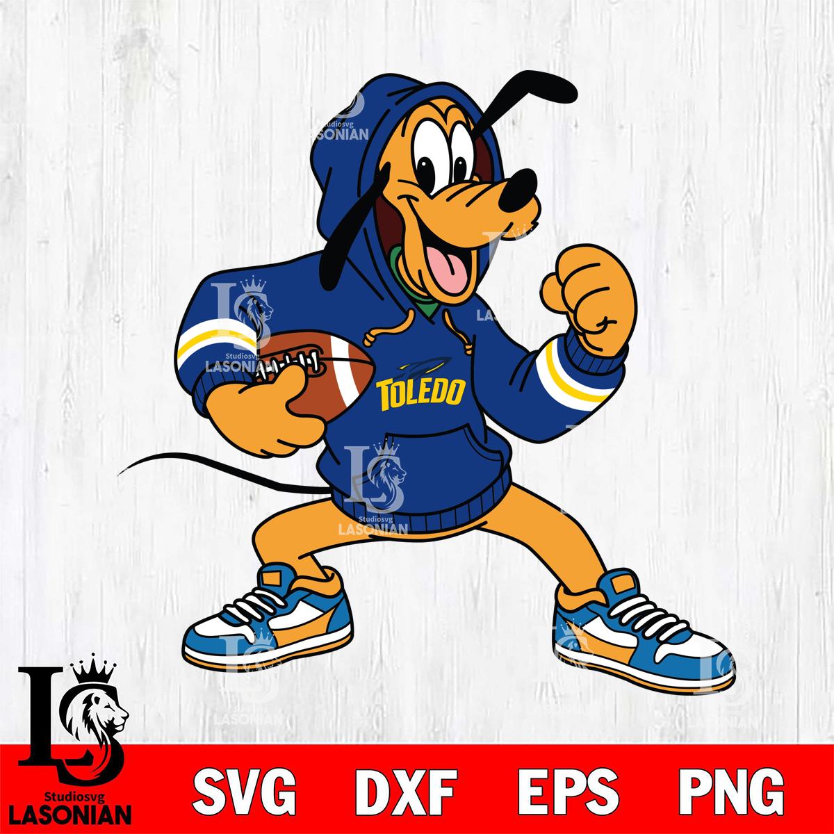 Toledo Rockets Goofy Disney Football Christmas – lasoniansvg