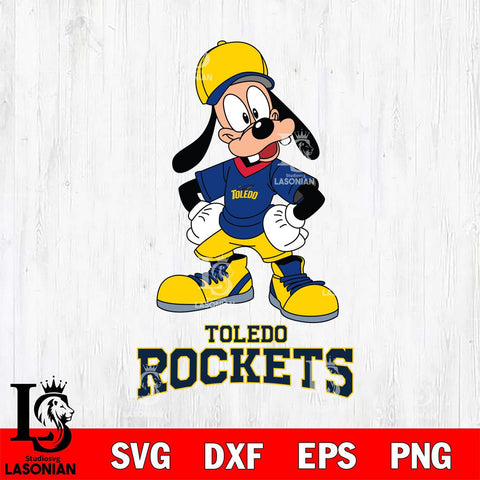 Toledo Rockets Goofy Sport SVG DXF EPS PNG FILE,NCAA svg ,Football Digital Download,Instant Download, Silhouette