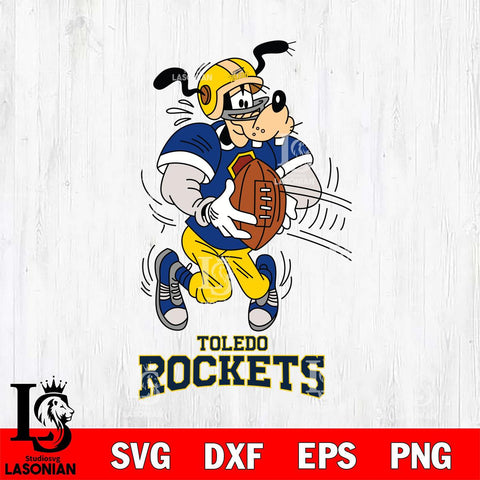 Toledo Rockets Goofy Sport Football SVG DXF EPS PNG FILE,NCAA svg ,Football Digital Download,Instant Download, Silhouette