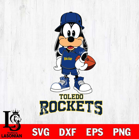 Toledo Rockets Goofy rugby SVG DXF EPS PNG FILE,NCAA svg ,Football Digital Download,Instant Download, Silhouette