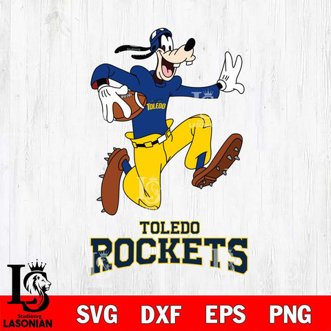 Toledo Rockets Goofy rugby Sport SVG DXF EPS PNG FILE,NCAA svg ,Football Digital Download,Instant Download, Silhouette