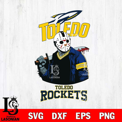 Toledo Rockets Jason Voorhees 10 Svg Eps Dxf Png File, Digital Download