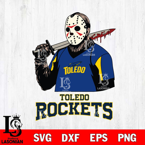 Toledo Rockets Jason Voorhees 11 Svg Eps Dxf Png File, Digital Download