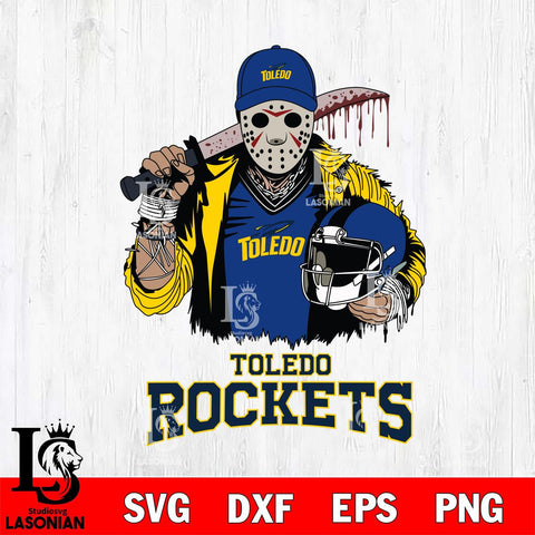 Toledo Rockets Jason Voorhees 2 Svg Eps Dxf Png File, Digital Download