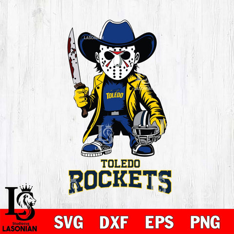 Toledo Rockets Jason Voorhees 3 Svg Eps Dxf Png File, Digital Download